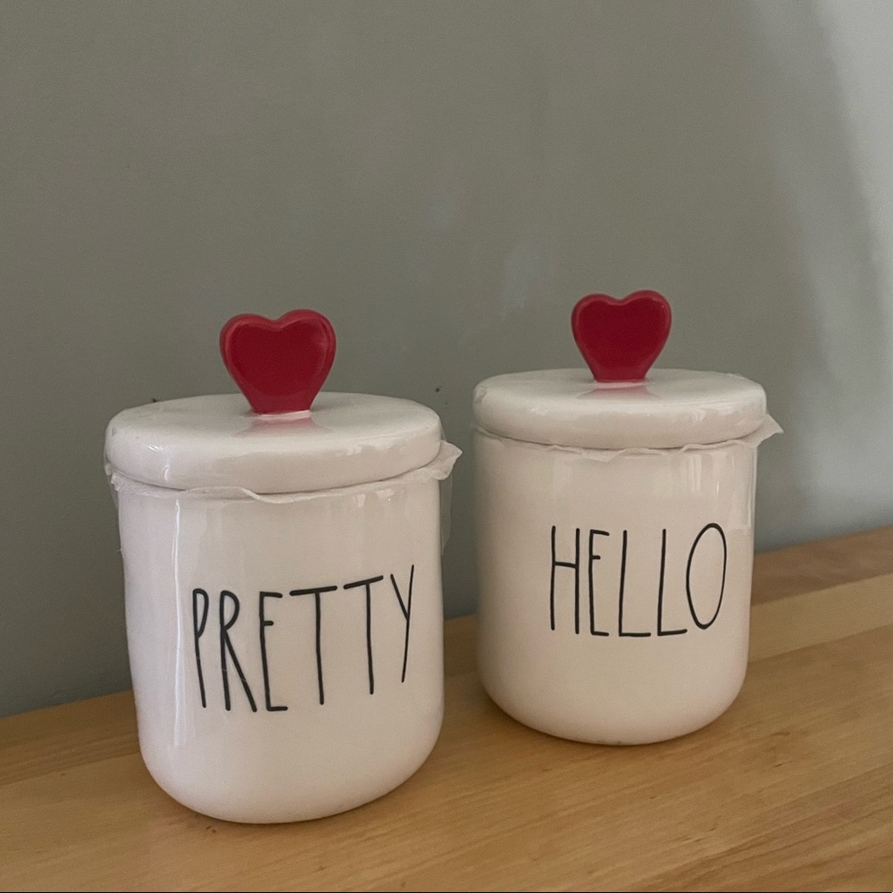 Rae Dunn mini canisters